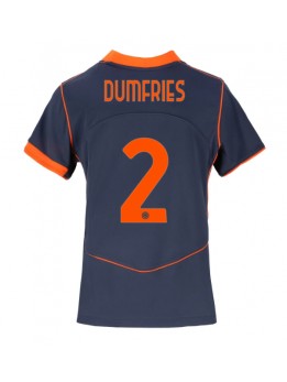 Inter Milan Denzel Dumfries #2 Replika Tredje Kläder Dam 2025-26 Kortärmad